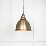 Aged Brass Brindley Pendant | 49497