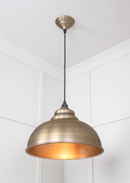 Aged Brass Harborne Pendant | 49498 - Image 4