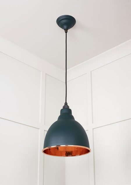 Hammered Copper Brindley Pendant in Dingle | 49500DI - Image 4
