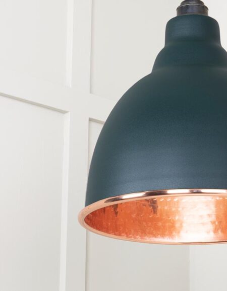 Hammered Copper Brindley Pendant in Dingle | 49500DI - Image 5