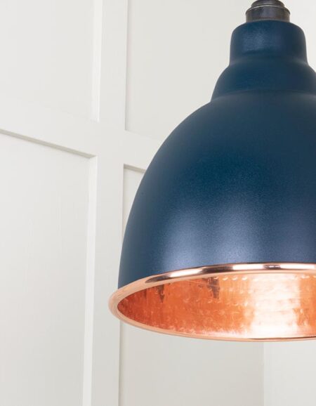 Hammered Copper Brindley Pendant in Dusk | 49500DU - Image 5
