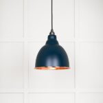 Hammered Copper Brindley Pendant in Dusk | 49500DU