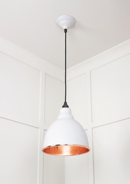 Hammered Copper Brindley Pendant in Flock | 49500F - Image 3