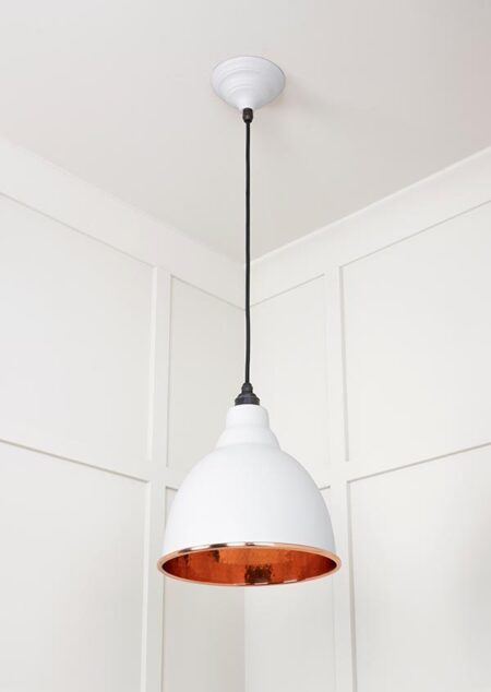 Hammered Copper Brindley Pendant in Flock | 49500F - Image 4
