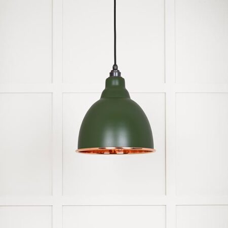 Hammered Copper Brindley Pendant in Heath | 49500H - Image 2