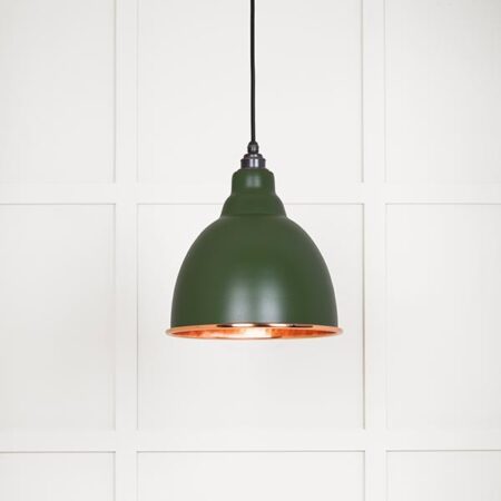 Hammered Copper Brindley Pendant in Heath | 49500H
