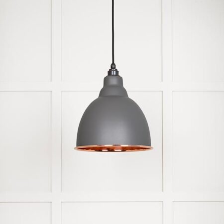 Smooth Copper Brindley Pendant in Bluff | 49500SBL - Image 2