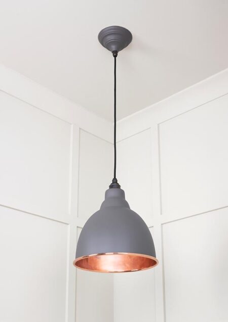 Smooth Copper Brindley Pendant in Bluff | 49500SBL - Image 3