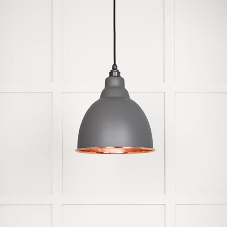 Smooth Copper Brindley Pendant in Bluff | 49500SBL