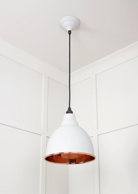 Smooth Copper Brindley Pendant in Flock | 49500SF - Image 4