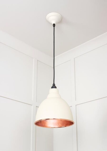 From the Anvil Smooth Copper Brindley Pendant in Teasel - Image 3