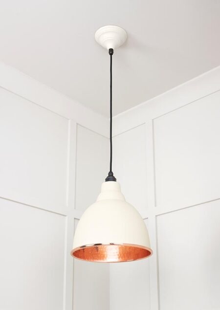 Hammered Copper Brindley Pendant in Teasel | 49500TE - Image 3