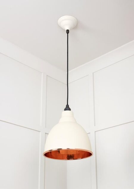 Hammered Copper Brindley Pendant in Teasel | 49500TE - Image 4