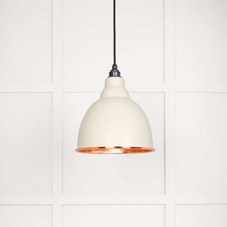 Hammered Copper Brindley Pendant in Teasel | 49500TE