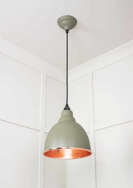 Hammered Copper Brindley Pendant in Tump | 49500TU - Image 3