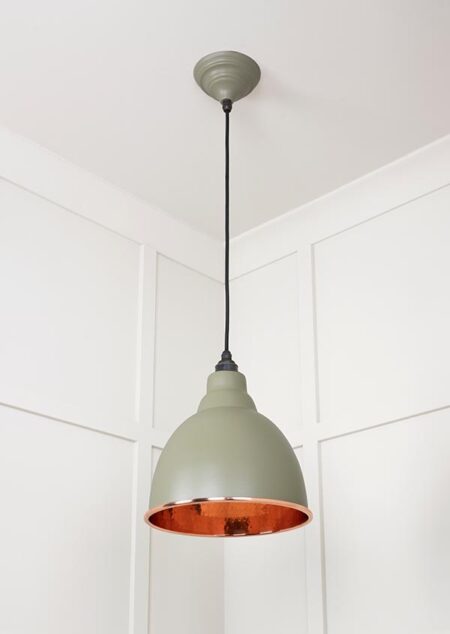 Hammered Copper Brindley Pendant in Tump | 49500TU - Image 4