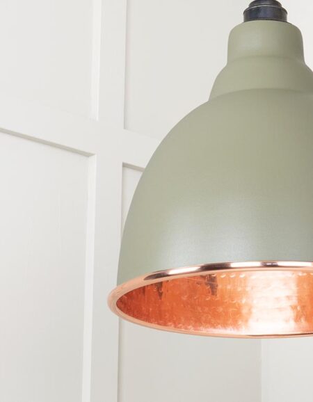 Hammered Copper Brindley Pendant in Tump | 49500TU - Image 5