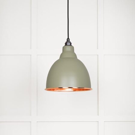 Hammered Copper Brindley Pendant in Tump | 49500TU