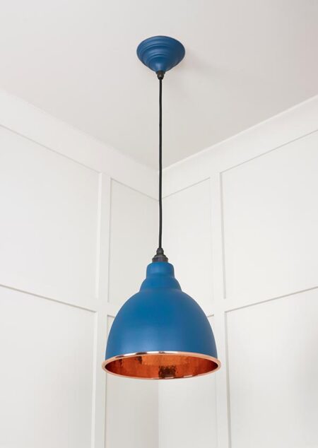 Hammered Copper Brindley Pendant in Upstream | 49500U - Image 4