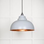 Hammered Copper Harborne Pendant in Birch | 49501BI