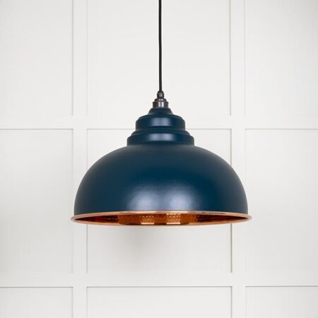 Hammered Copper Harborne Pendant in Dusk | 49501DU - Image 2