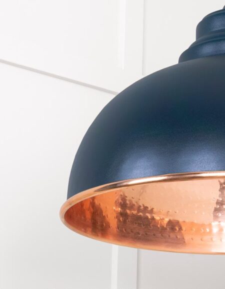 Hammered Copper Harborne Pendant in Dusk | 49501DU - Image 5