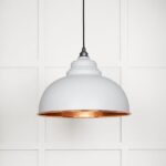 Hammered Copper Harborne Pendant in Flock | 49501F