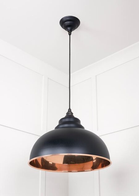 Smooth Copper Harborne Pendant in Elan Black | 49501SEB - Image 4