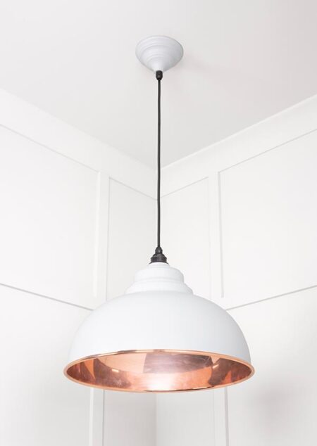 Smooth Copper Harborne Pendant in Flock | 49501SF - Image 3
