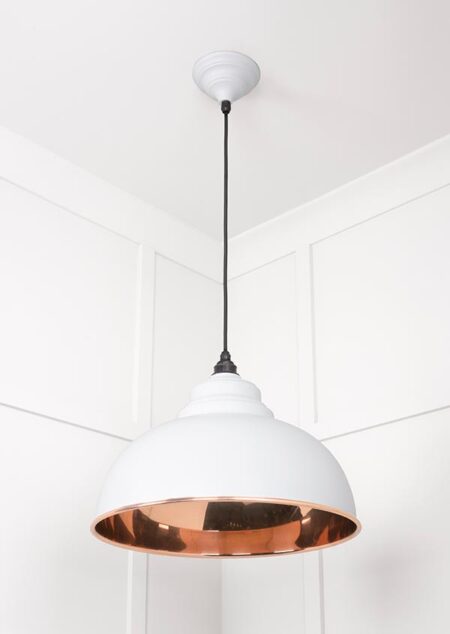 Smooth Copper Harborne Pendant in Flock | 49501SF - Image 4
