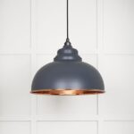 Smooth Copper Harborne Pendant in Slate | 49501SSL