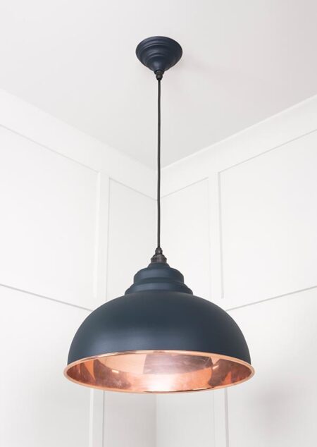 Smooth Copper Harborne Pendant in Soot | 49501SSO - Image 3