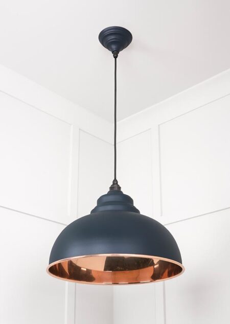 Smooth Copper Harborne Pendant in Soot | 49501SSO - Image 4