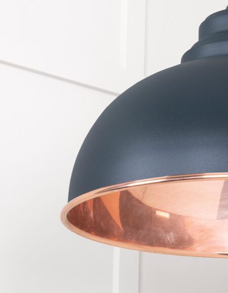 Smooth Copper Harborne Pendant in Soot | 49501SSO - Image 5