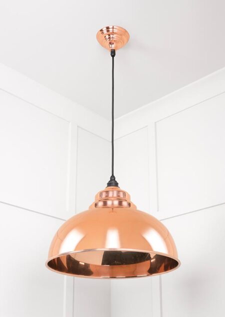 From the Anvil Smooth Copper Harborne Pendant - Image 4