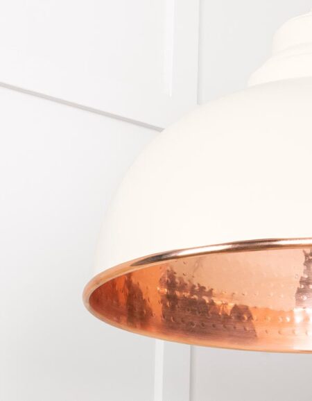 Hammered Copper Harborne Pendant in Teasel | 49501TE - Image 5
