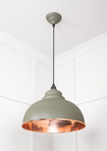 Hammered Copper Harborne Pendant in Tump | 49501TU - Image 3