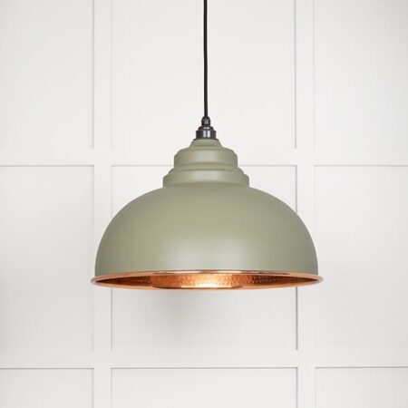 Hammered Copper Harborne Pendant in Tump | 49501TU