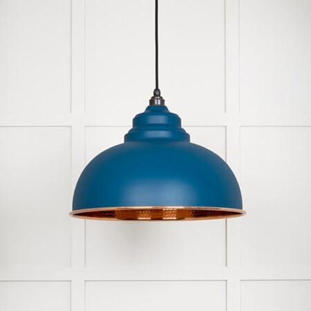 Hammered Copper Harborne Pendant in Upstream | 49501U - Image 2