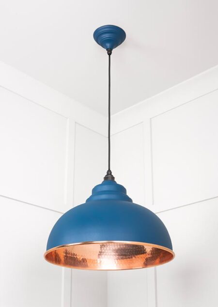 Hammered Copper Harborne Pendant in Upstream | 49501U - Image 3