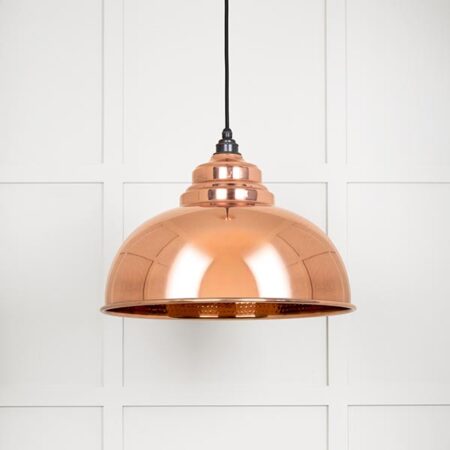 Hammered Copper Harborne Pendant | 49501 - Image 2