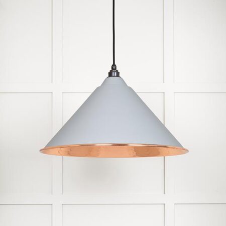 Hammered Copper Hockley Pendant in Birch | 49503BI - Image 2