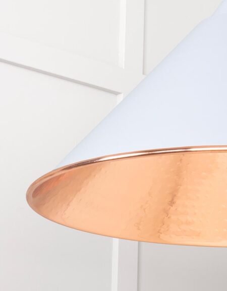 Hammered Copper Hockley Pendant in Birch | 49503BI - Image 5