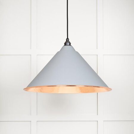 Hammered Copper Hockley Pendant in Birch | 49503BI