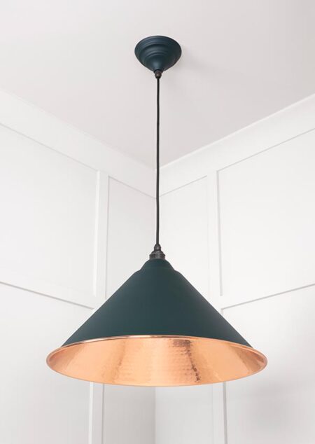 Hammered Copper Hockley Pendant in Dingle | 49503DI - Image 3