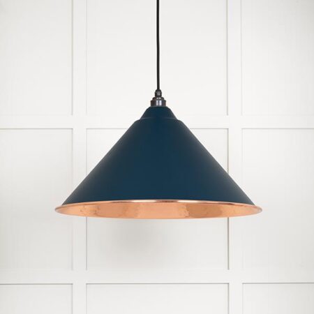 Hammered Copper Hockley Pendant in Dusk | 49503DU - Image 2
