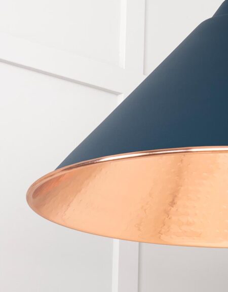 Hammered Copper Hockley Pendant in Dusk | 49503DU - Image 5
