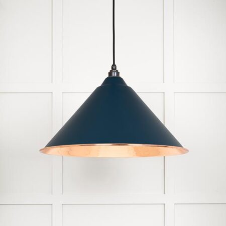 Hammered Copper Hockley Pendant in Dusk | 49503DU