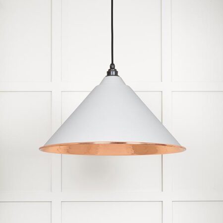 Hammered Copper Hockley Pendant in Flock | 49503F - Image 2