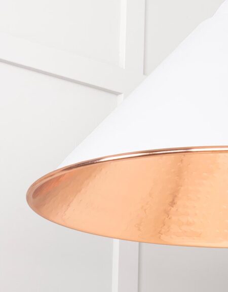 Hammered Copper Hockley Pendant in Flock | 49503F - Image 5